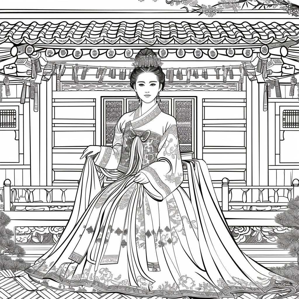 The Radiant Court Lady