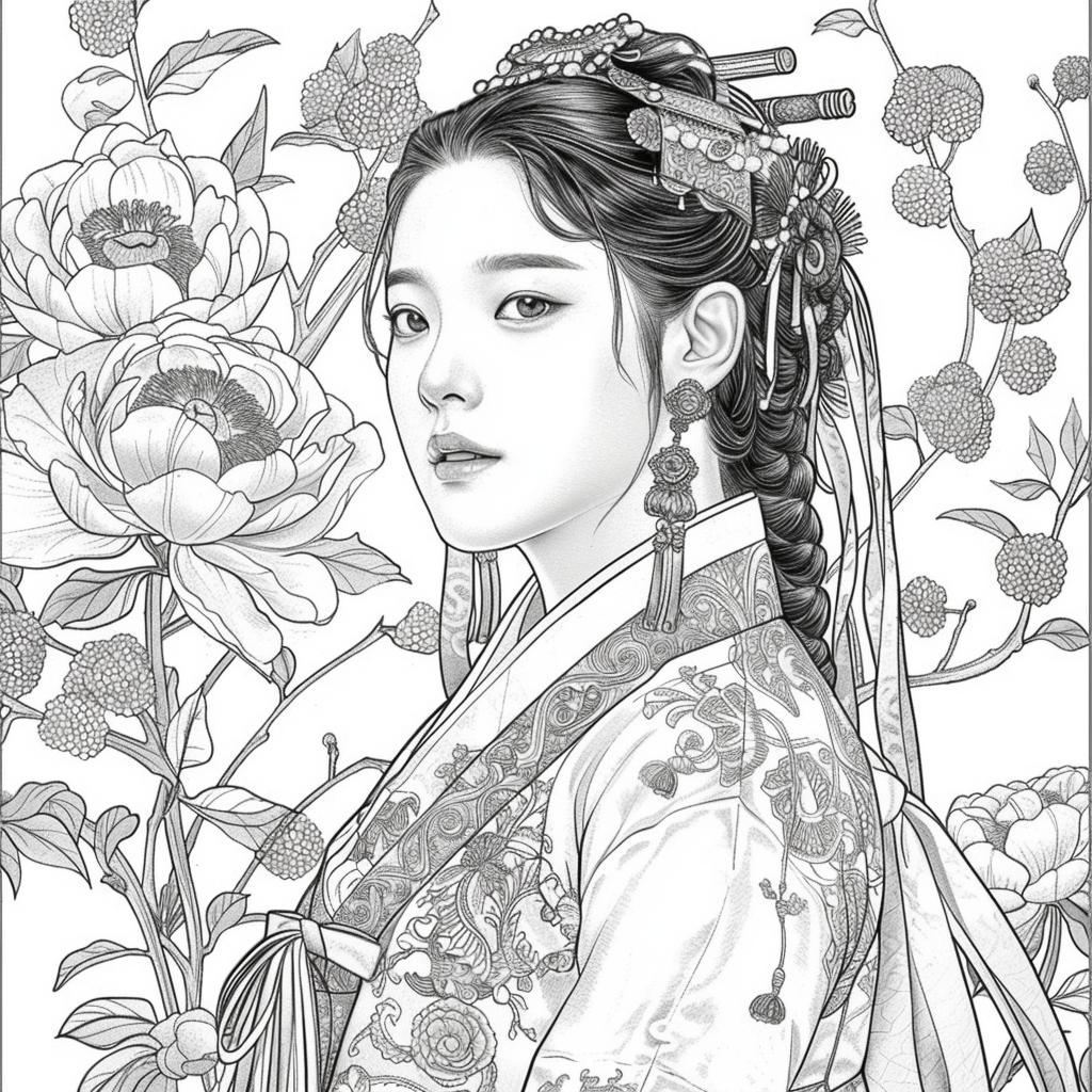 The Rainbow Hanbok Dancer