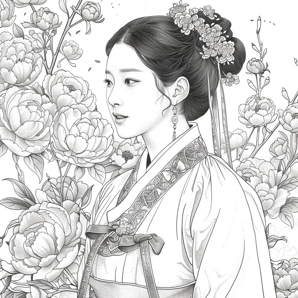 Harmony of eleganceGolden Dawn Princess of Blossoms