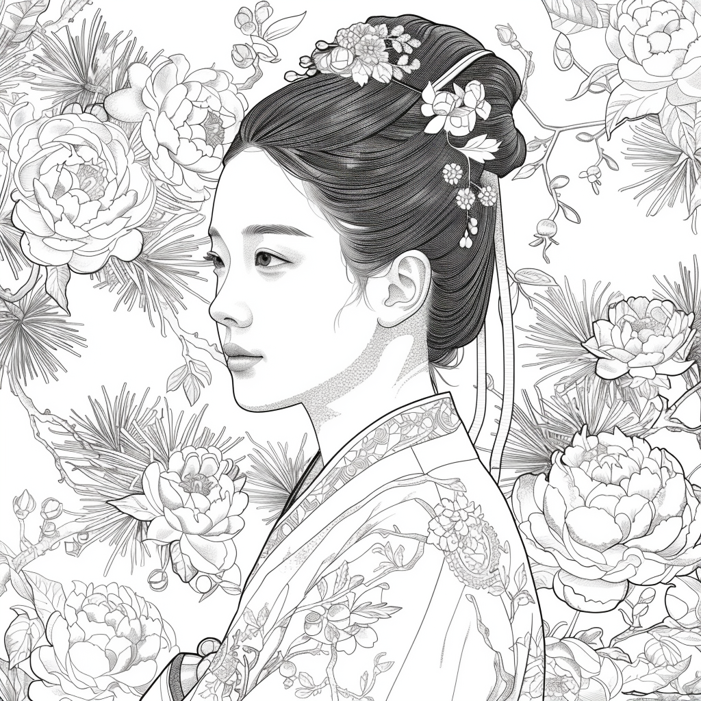The Crimson Elegance of the Lotus Empress