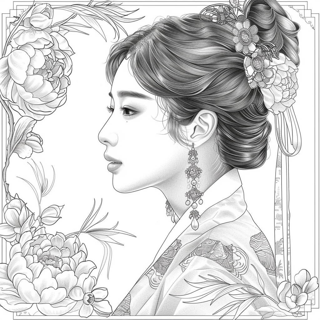 The Crimson Elegance of the Lotus Empress