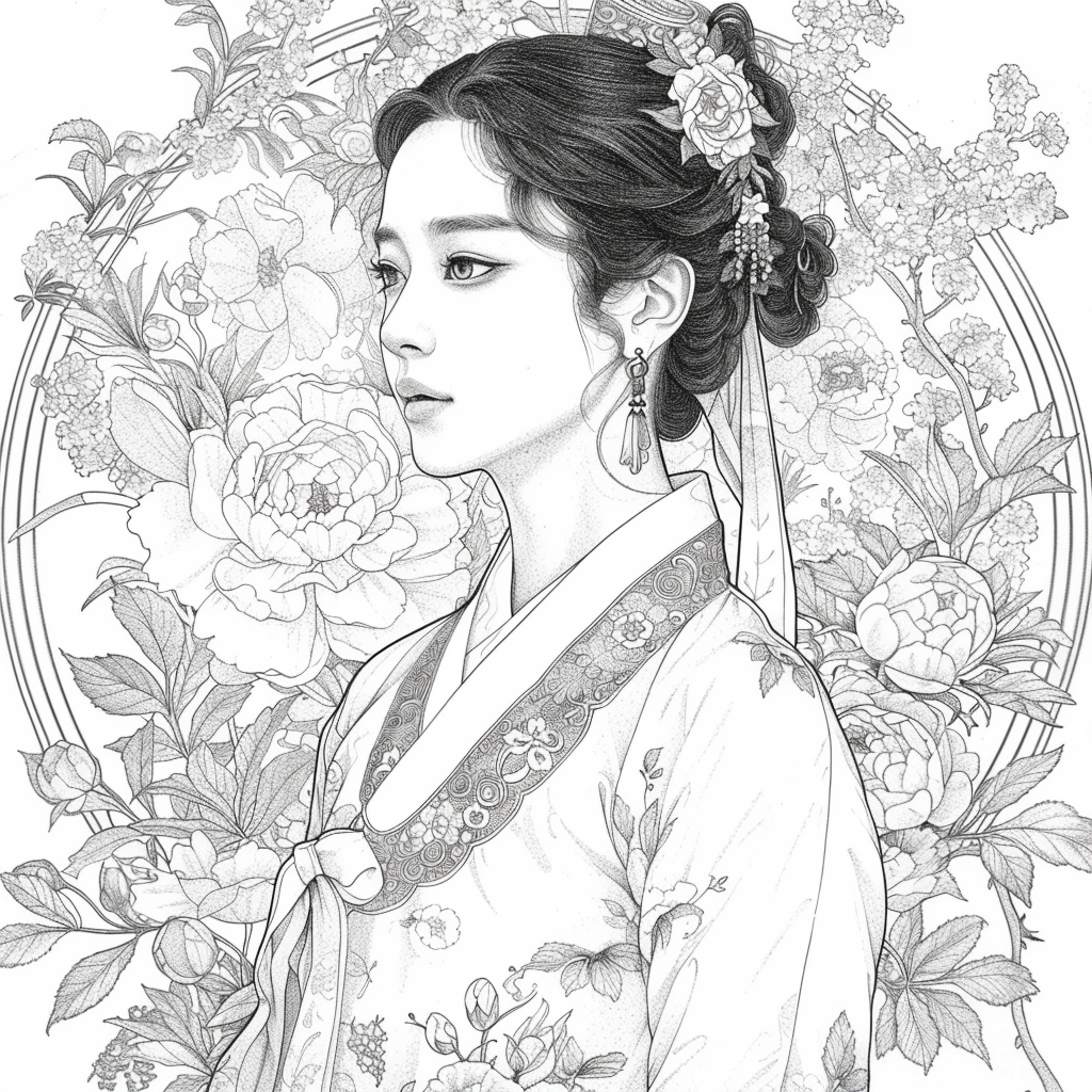 The Crimson Elegance of the Lotus Empress