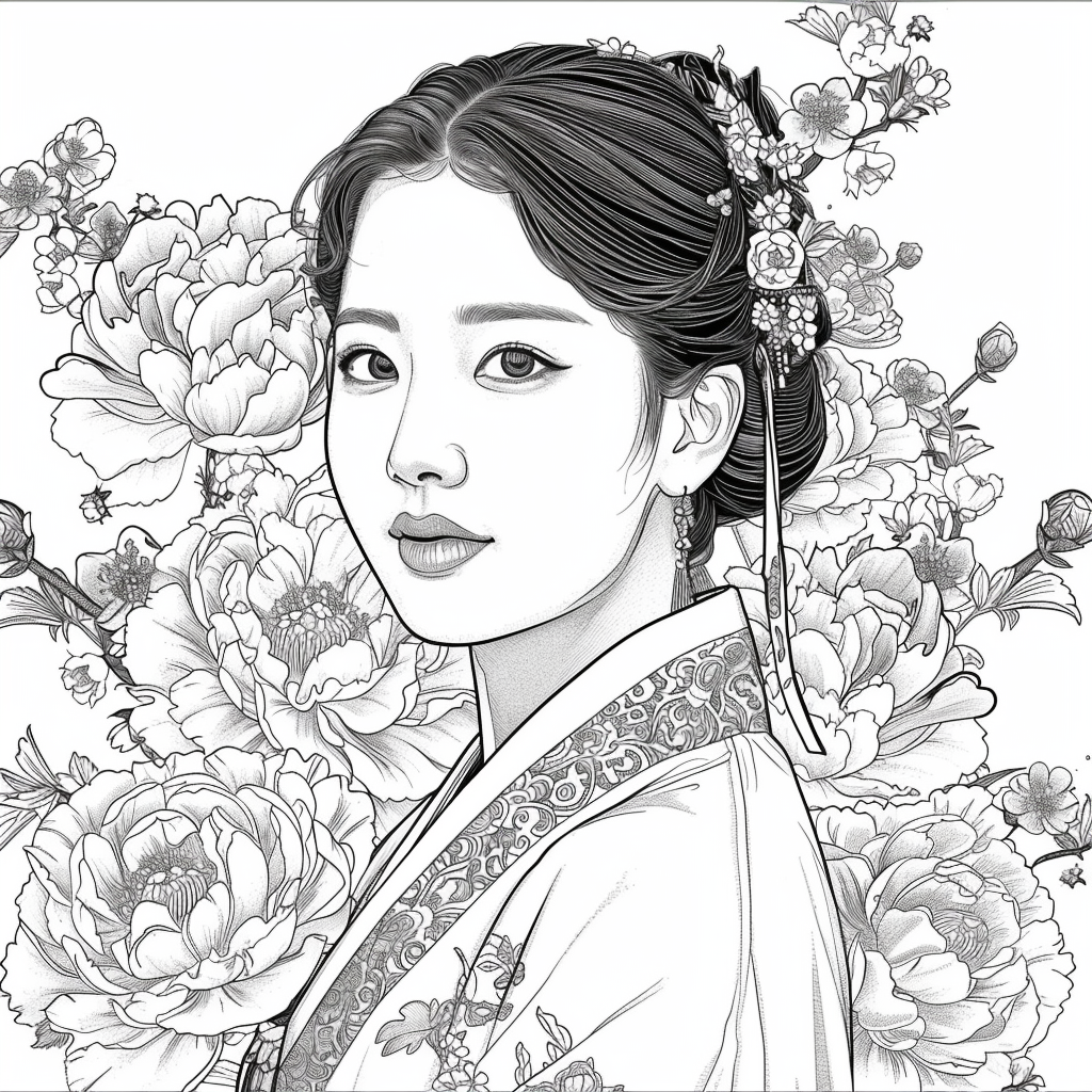 The Crimson Elegance of the Lotus Empress