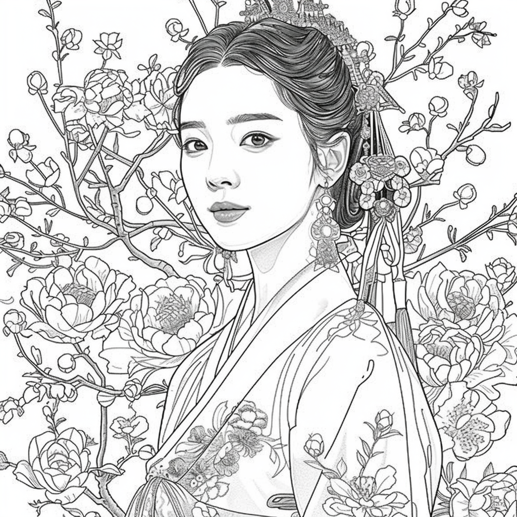 Golden Elegance – The Peony Empress
