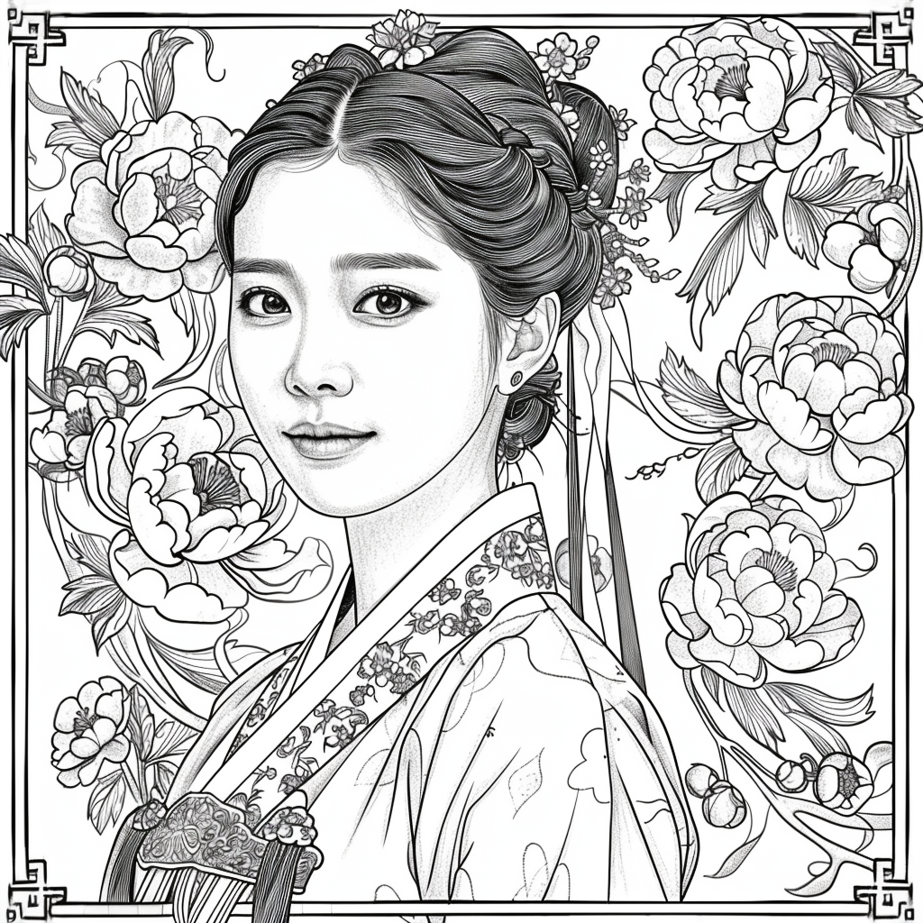 The Crimson Elegance of the Lotus Empress