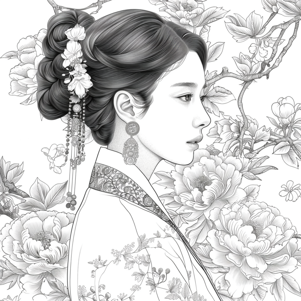 Golden Elegance – The Peony Empress