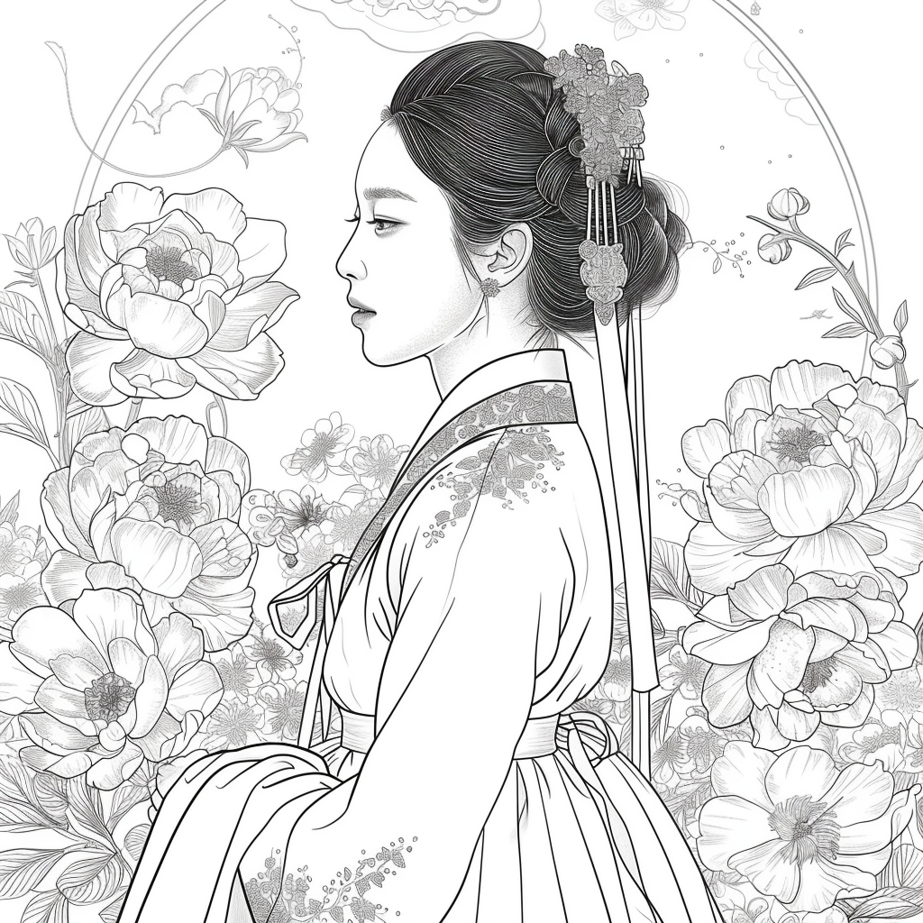 The Crimson Elegance of the Lotus Empress