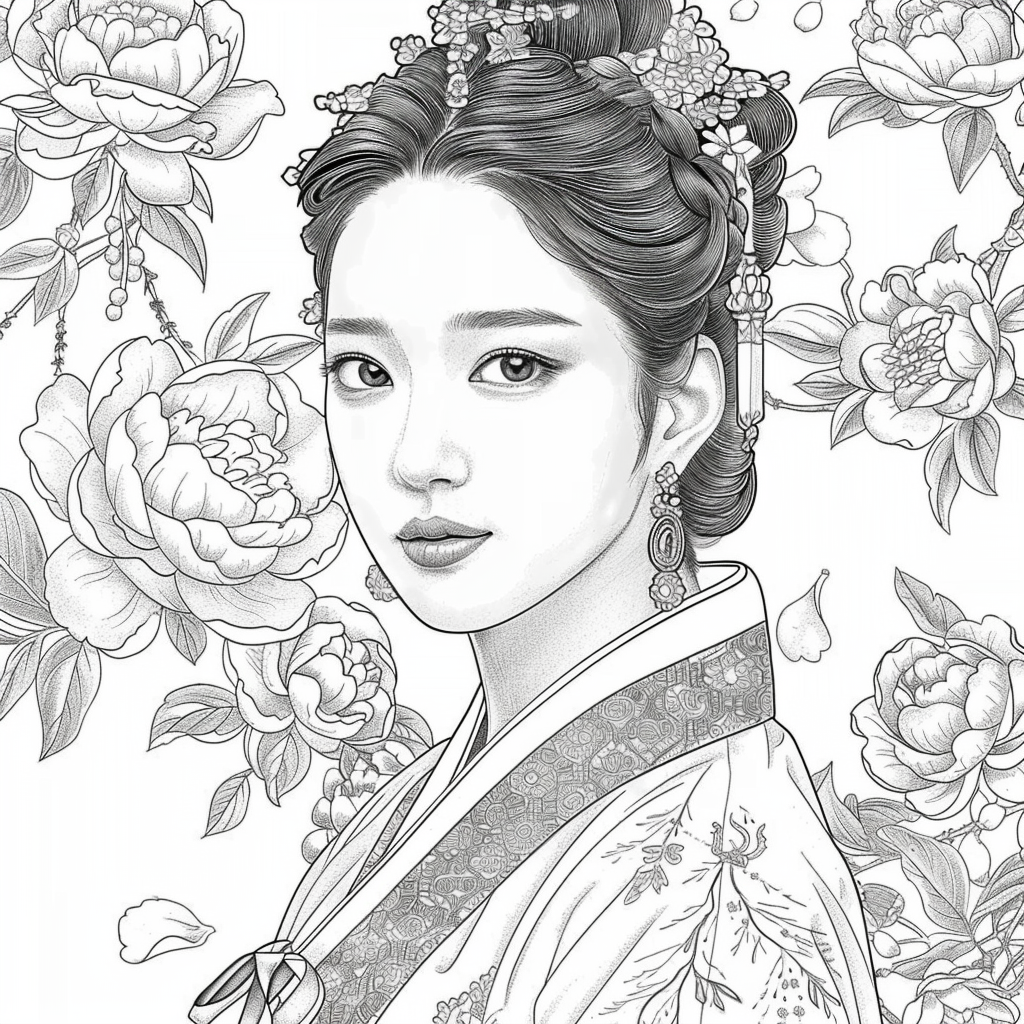 Golden Elegance – The Peony Empress