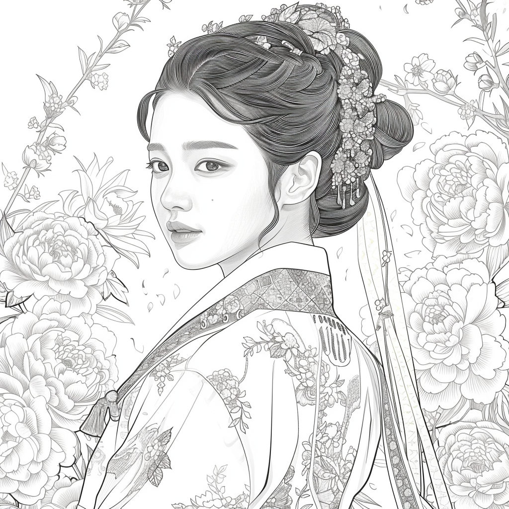 Harmony of eleganceGolden Dawn Princess of Blossoms