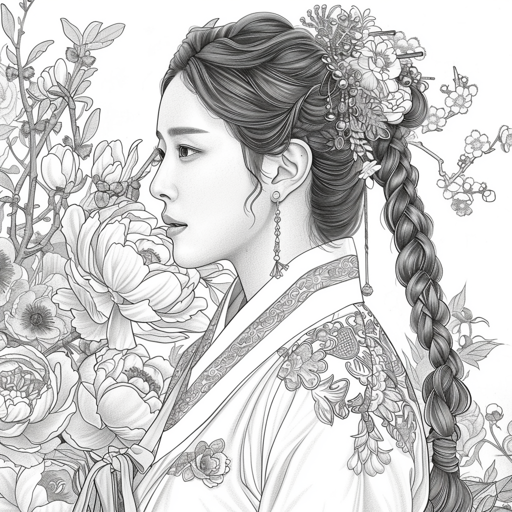 The Crimson Elegance of the Lotus Empress