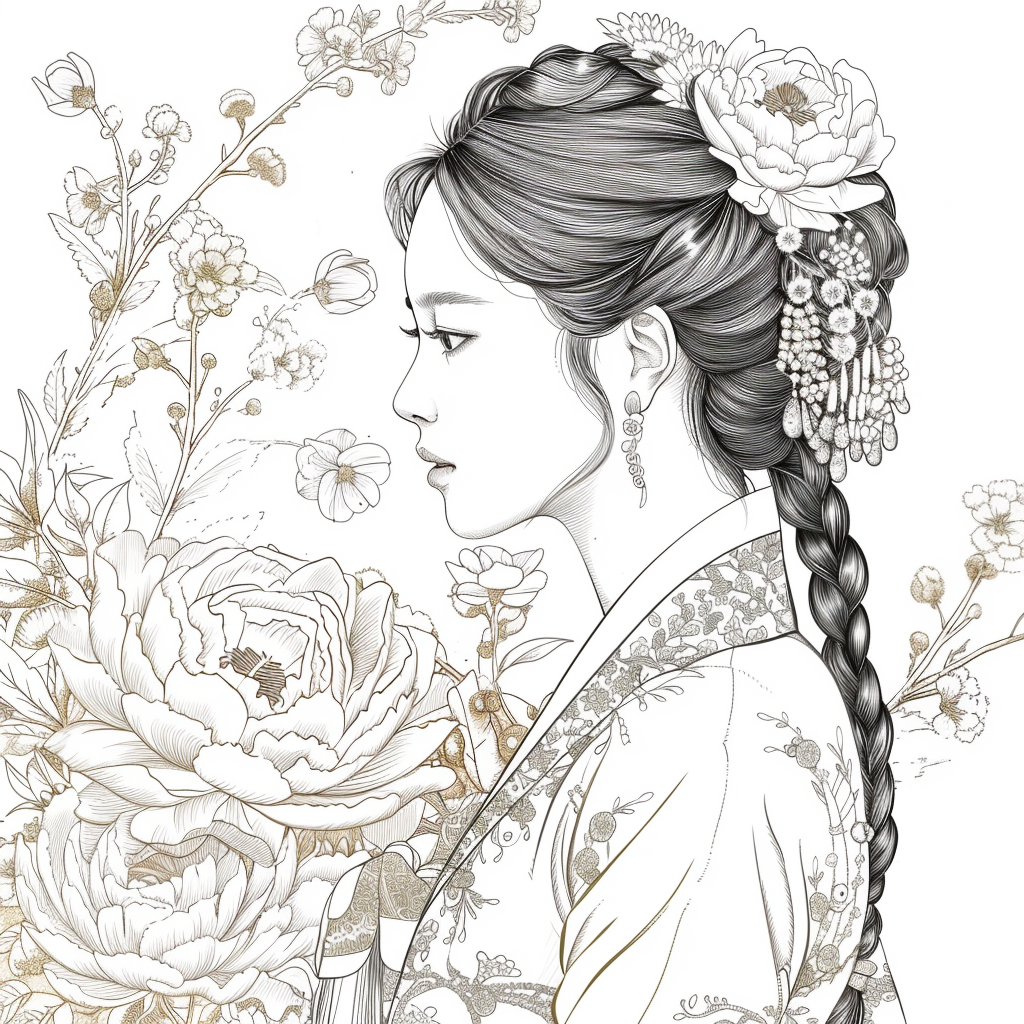 The Crimson Elegance of the Lotus Empress