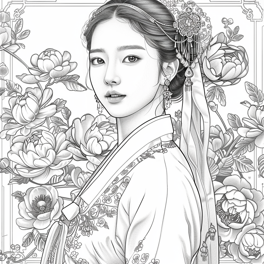 The Crimson Elegance of the Lotus Empress