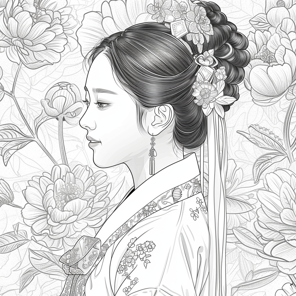 The Crimson Elegance of the Lotus Empress