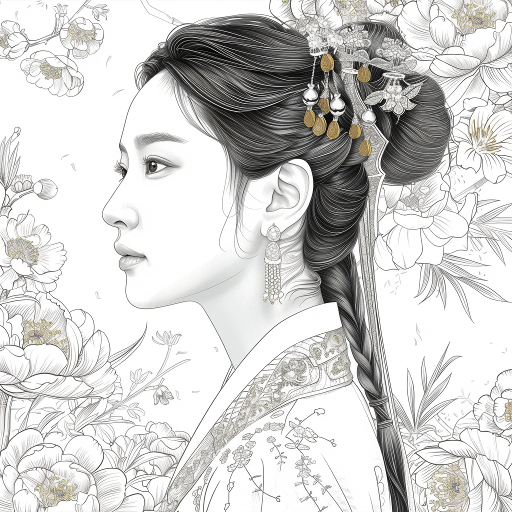 The Rainbow Hanbok Dancer