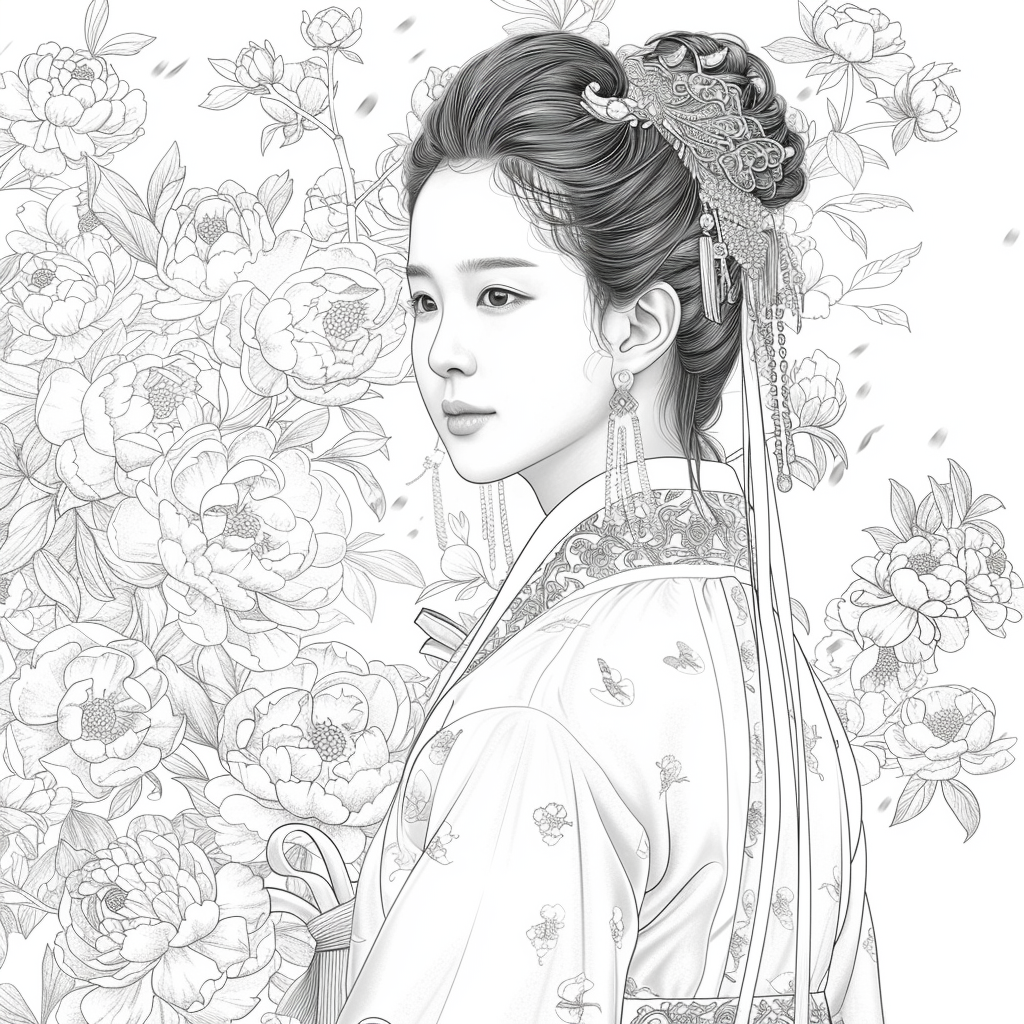 Whispers of Petals – The Dreaming Hanbok Girl