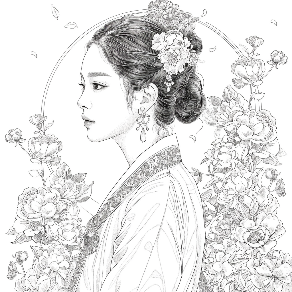 Whispers of Petals – The Dreaming Hanbok Girl