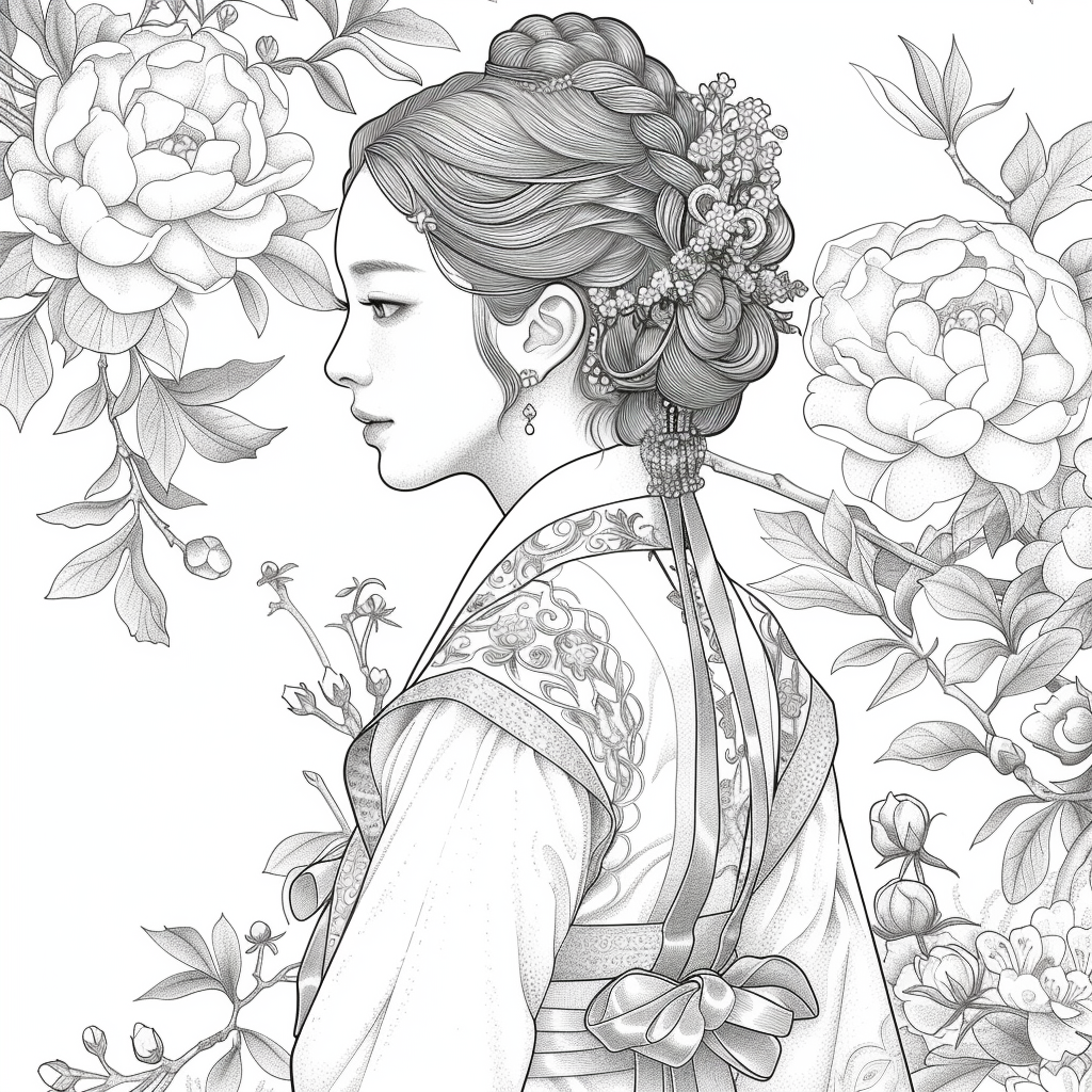 Golden Elegance – The Peony Empress