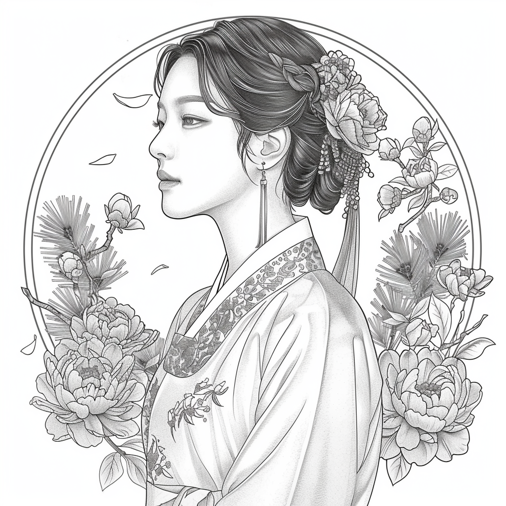 The Crimson Elegance of the Lotus Empress