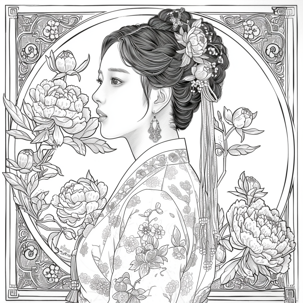 The Crimson Elegance of the Lotus Empress