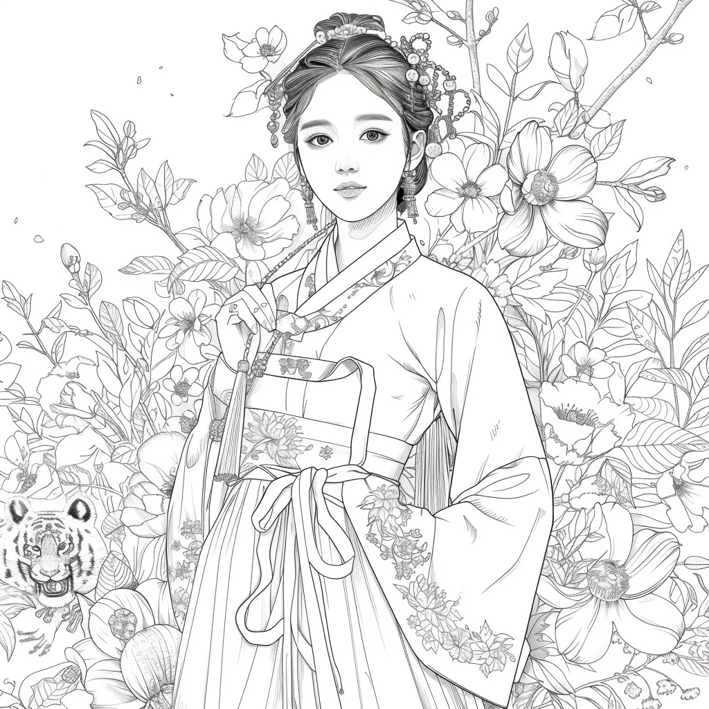 Radiant Elegance of a Korean Princess
