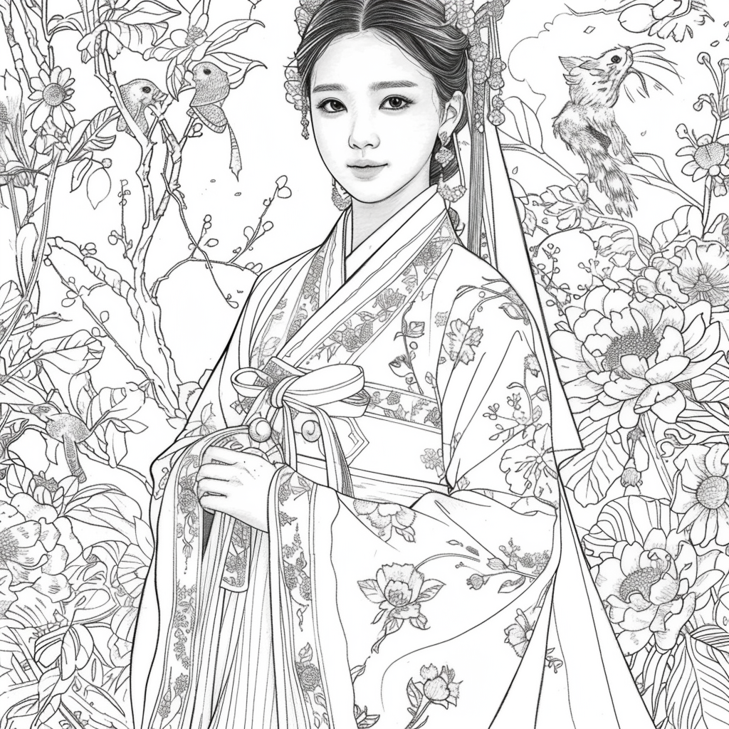Radiant Elegance of a Korean Princess