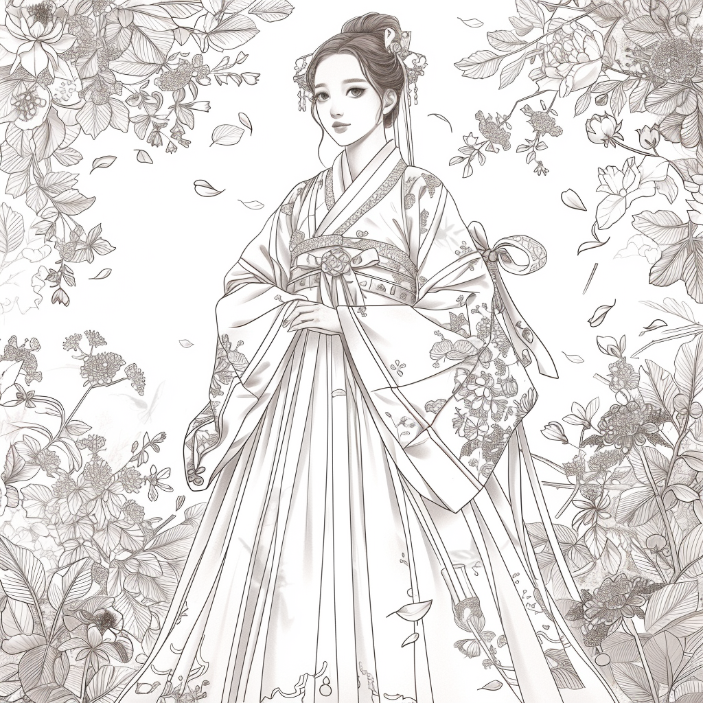 Radiant Elegance of a Korean Princess