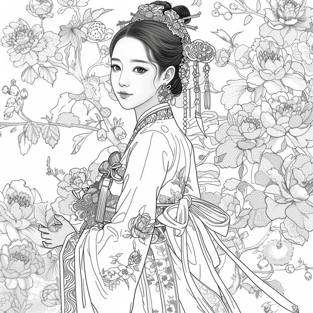 Radiant Elegance of a Korean Princess