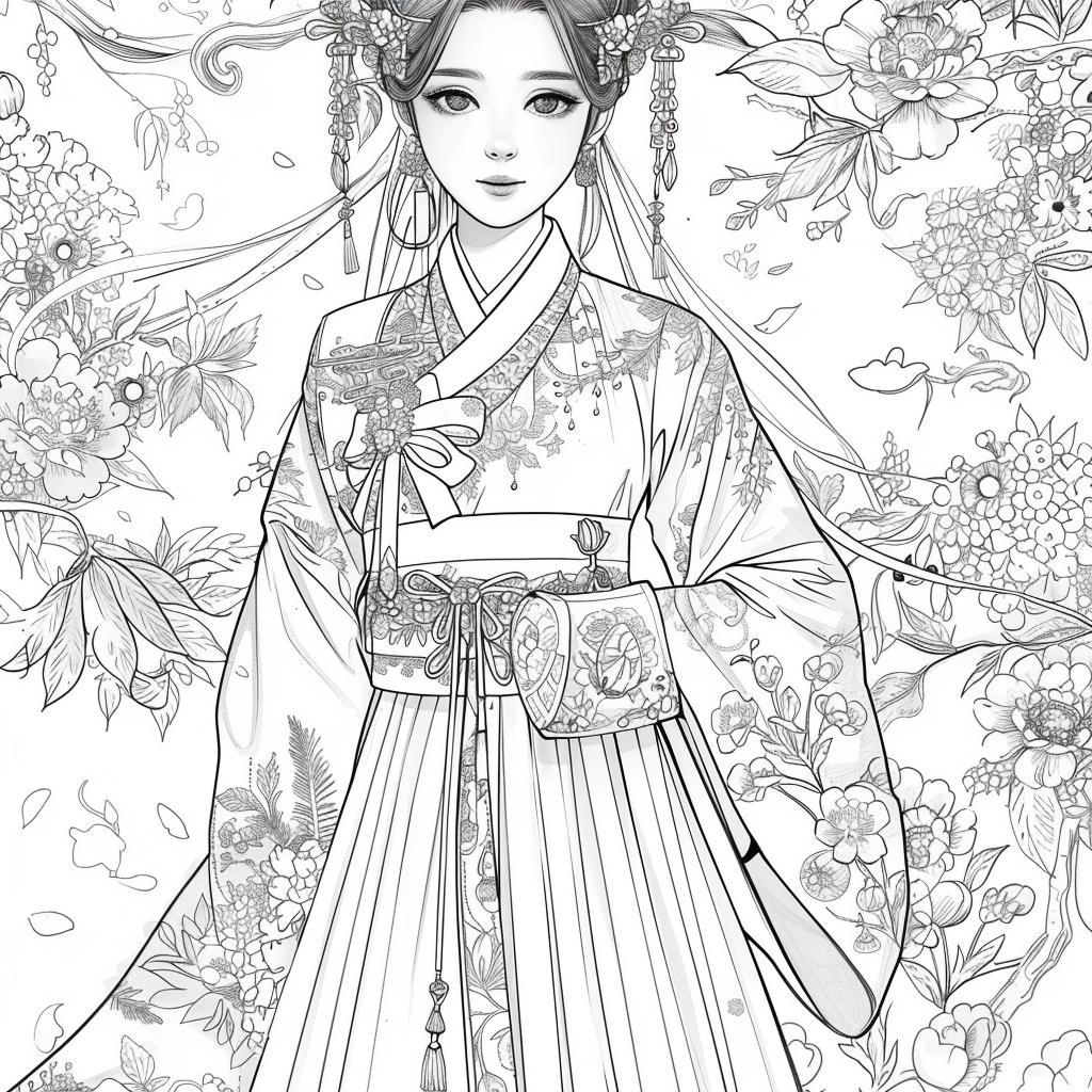 Radiant Elegance of a Korean Princess