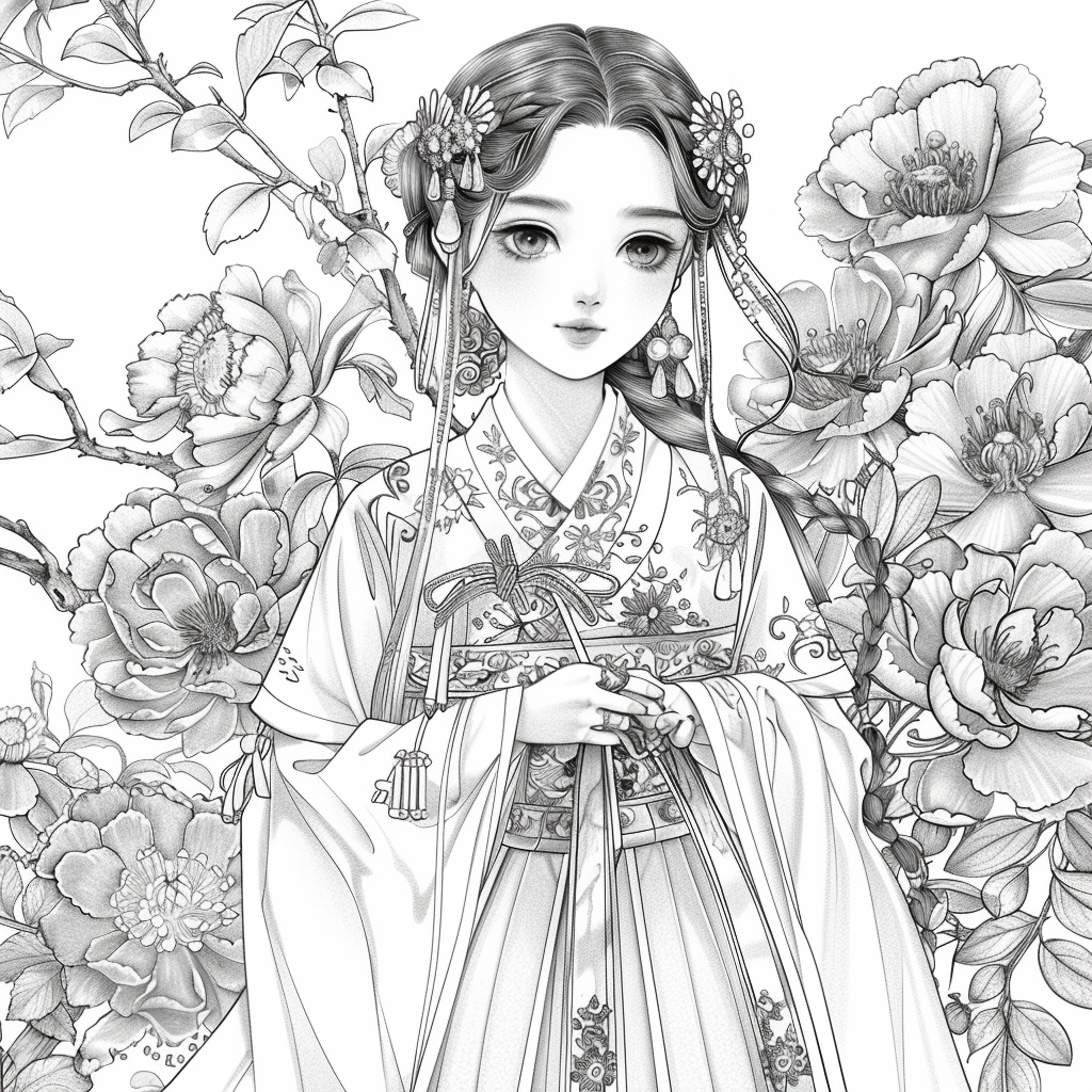 Radiant Elegance of a Korean Princess
