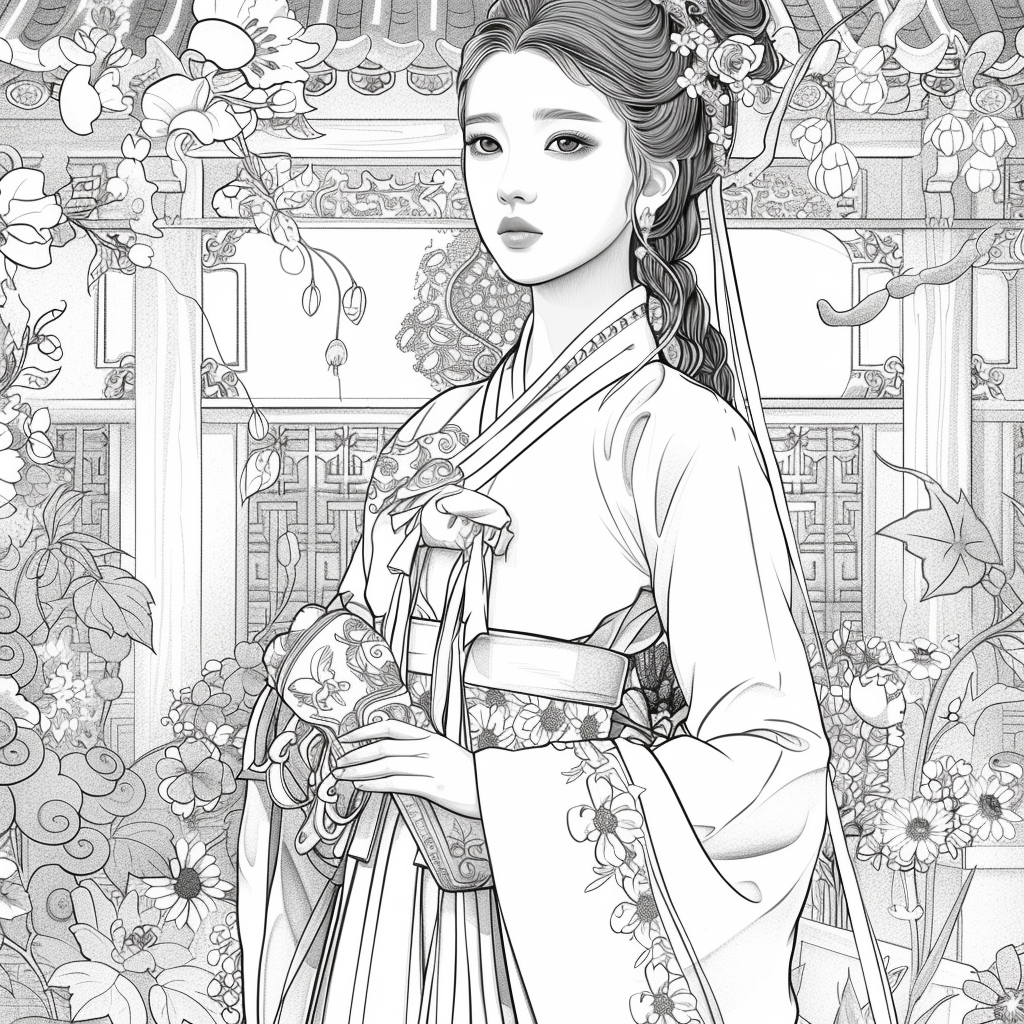 Radiant Elegance of a Korean Princess