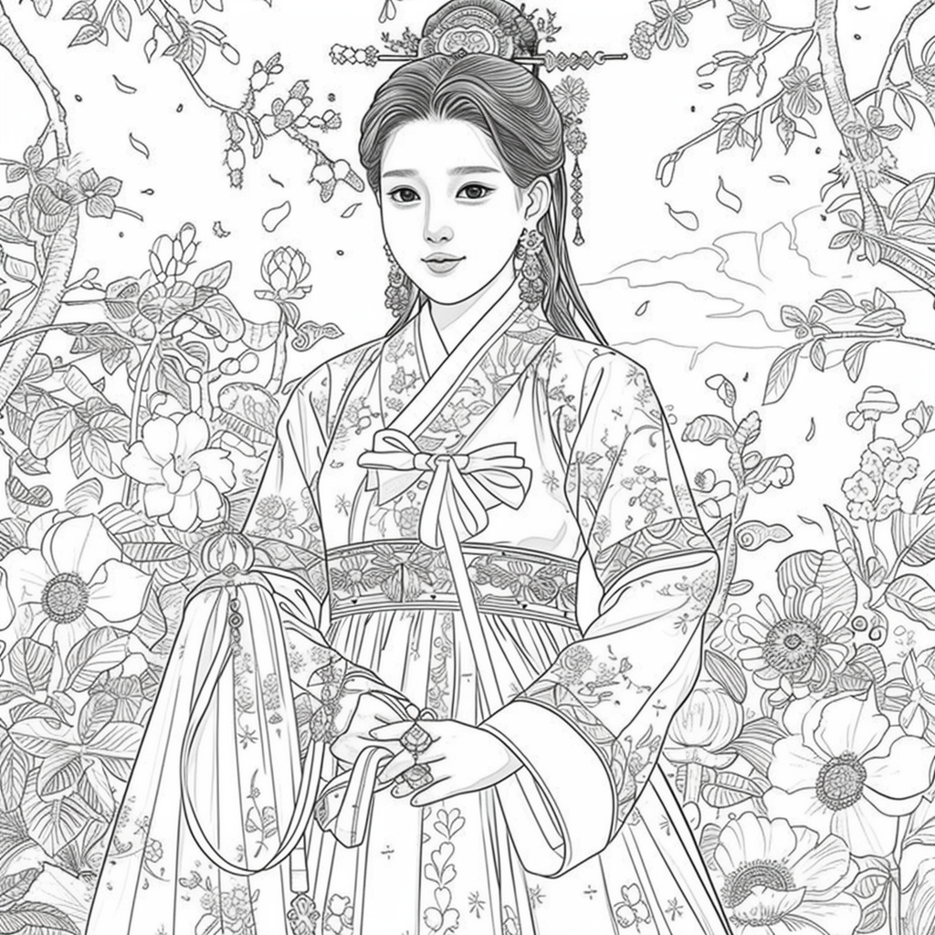 Radiant Elegance of a Korean Princess