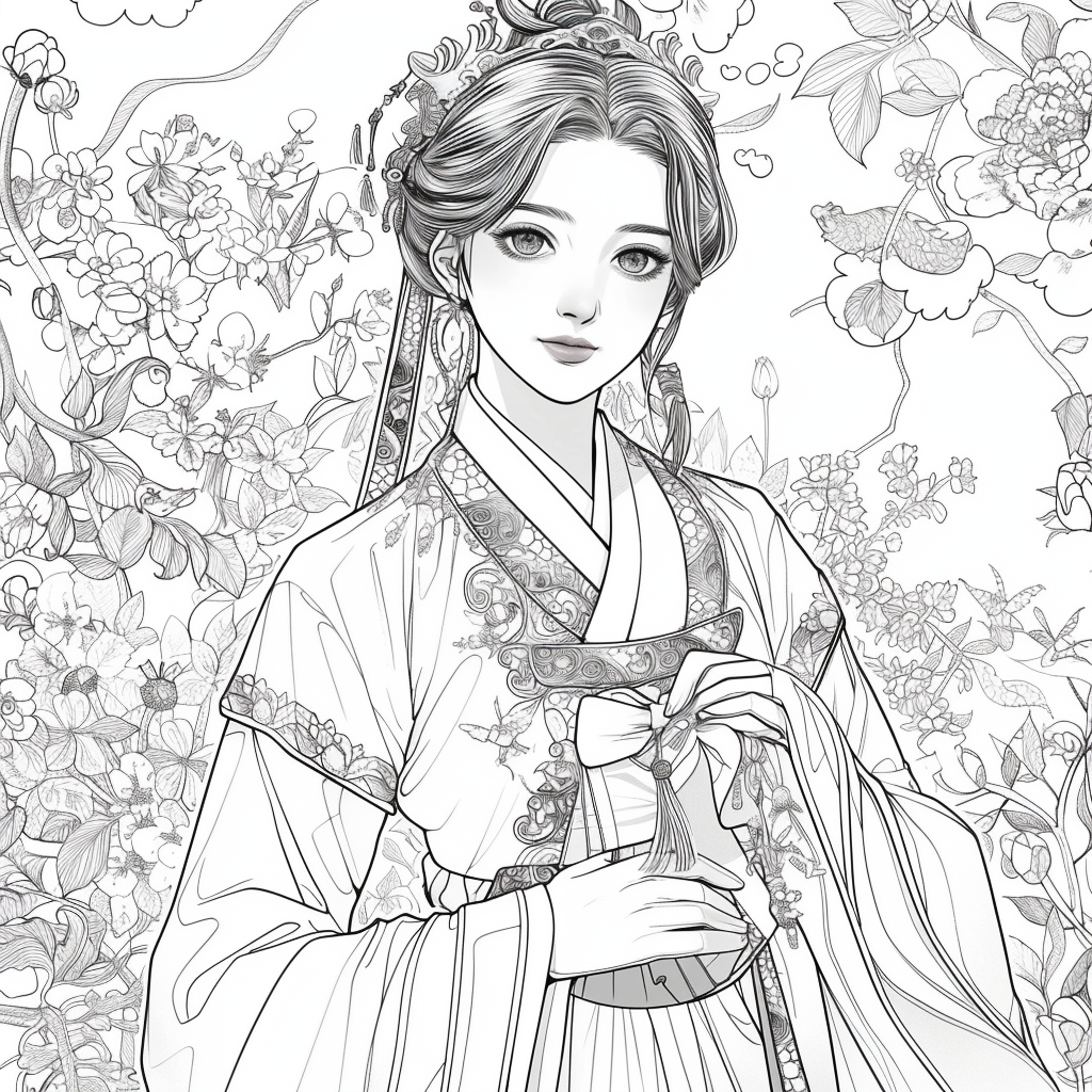 Radiant Elegance of a Korean Princess
