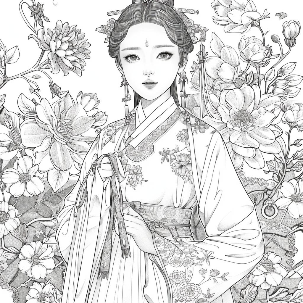 Radiant Elegance of a Korean Princess