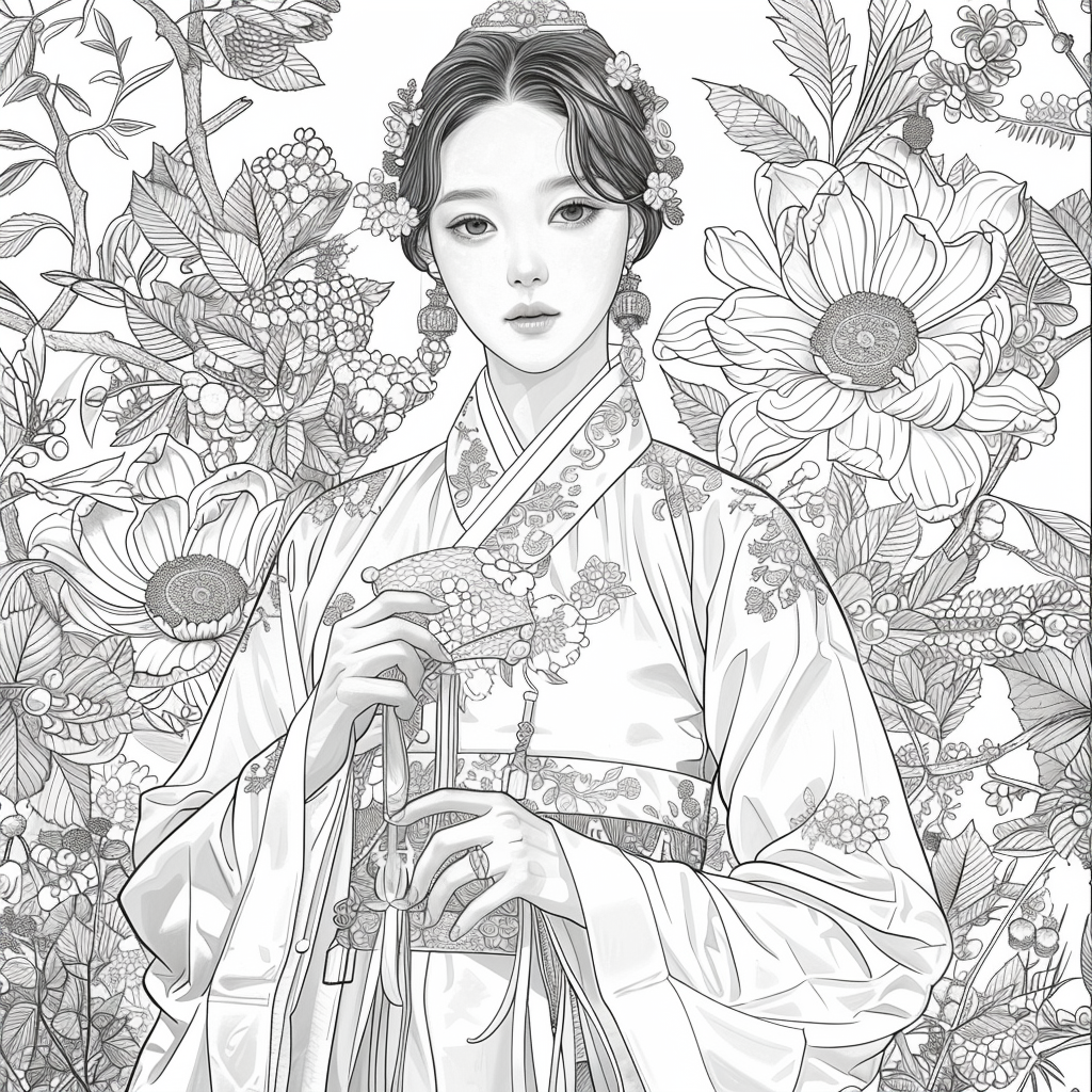 Radiant Elegance of a Korean Princess