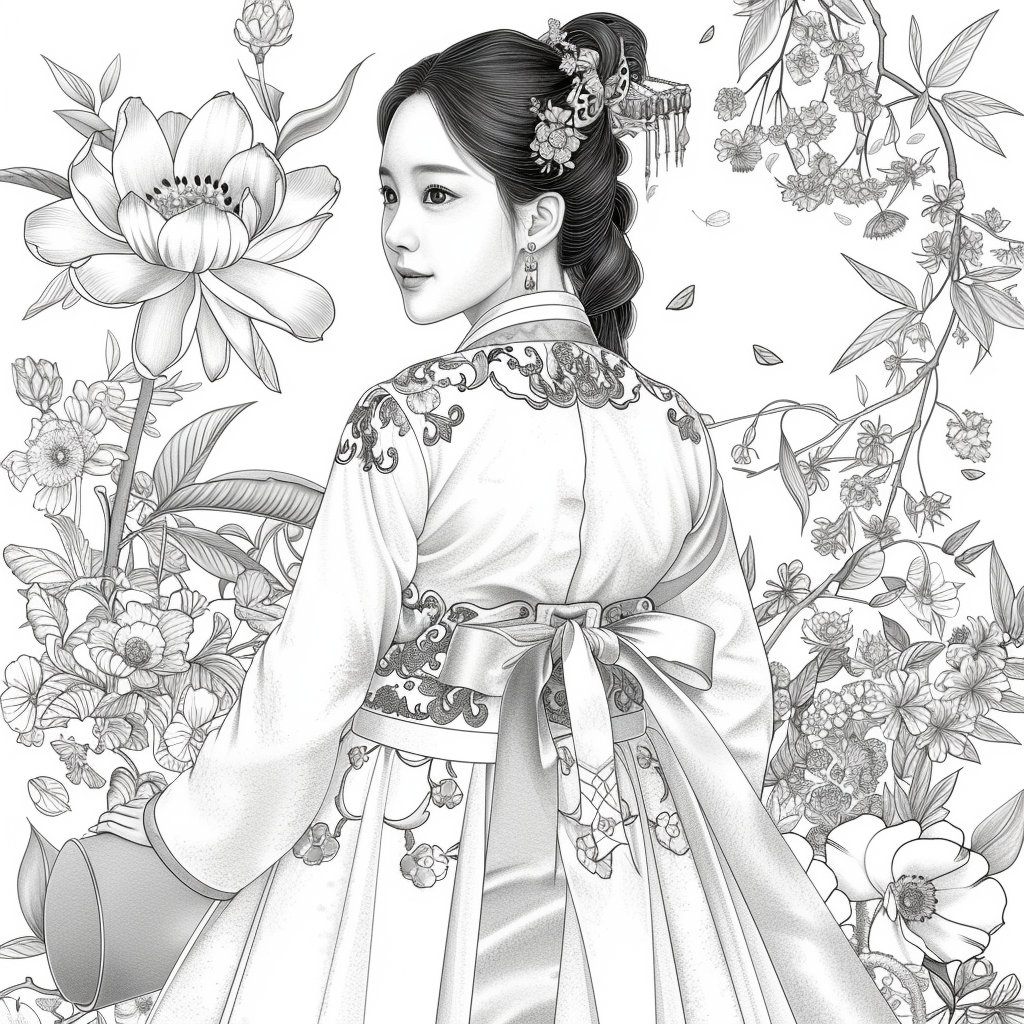 Radiant Elegance of a Korean Princess
