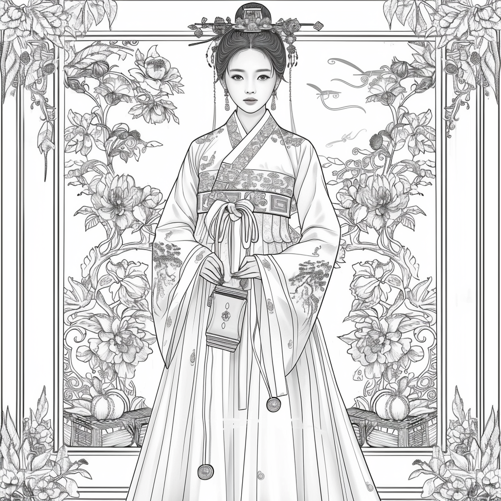 Radiant Elegance of a Korean Princess