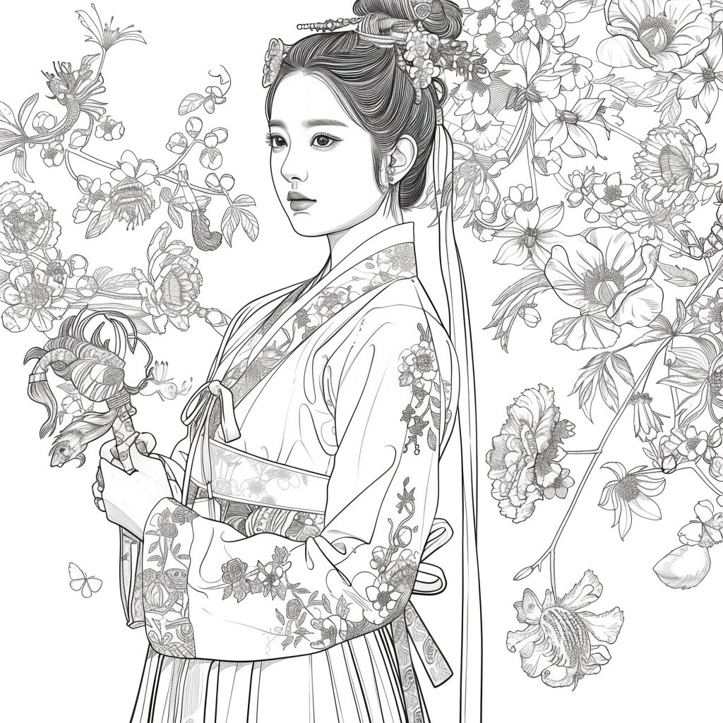 Radiant Elegance of a Korean Princess