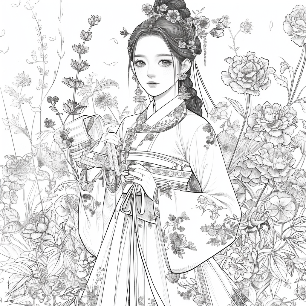Radiant Elegance of a Korean Princess