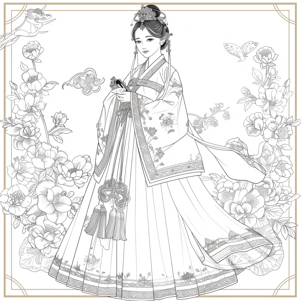 Radiant Elegance of a Korean Princess