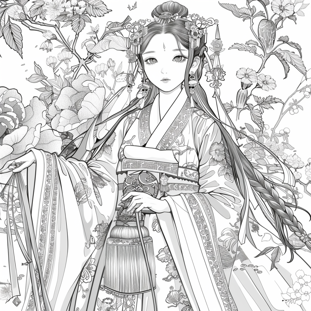 Radiant Elegance of a Korean Princess