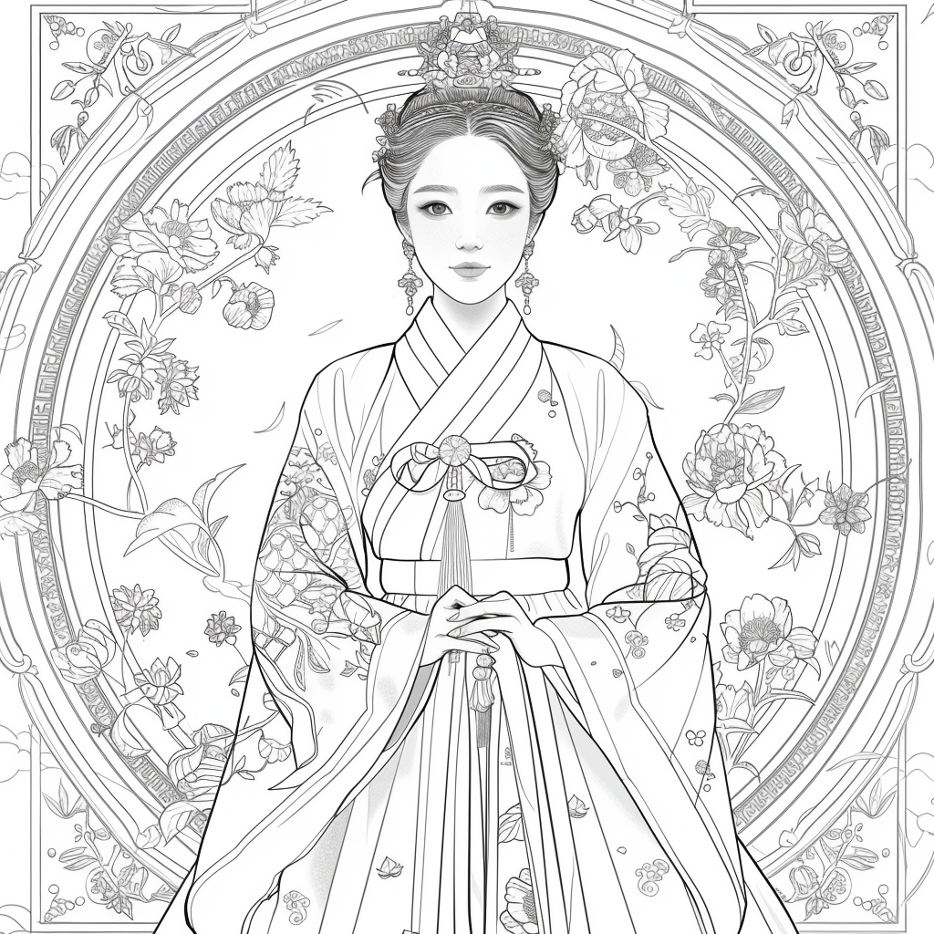 Radiant Elegance of a Korean Princess