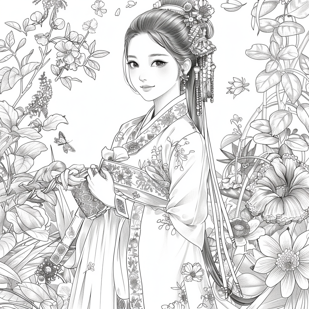 Whispers of Blossoming Serenity