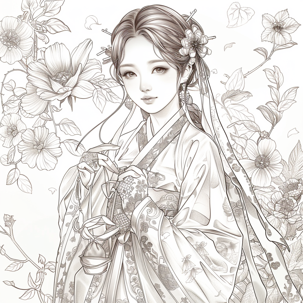 Whispers of Blossoming Serenity