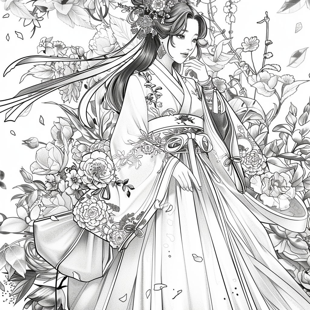 Whispers of Blossoming Serenity