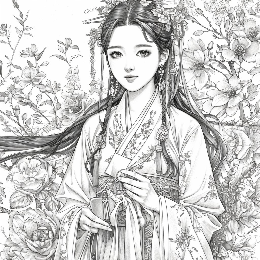 Whispers of Blossoming Serenity