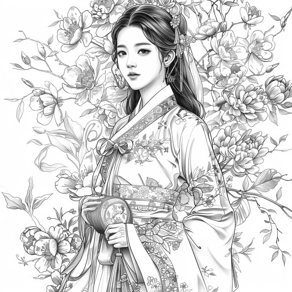 Floral Grace – The Blooming Beauty of Joseon