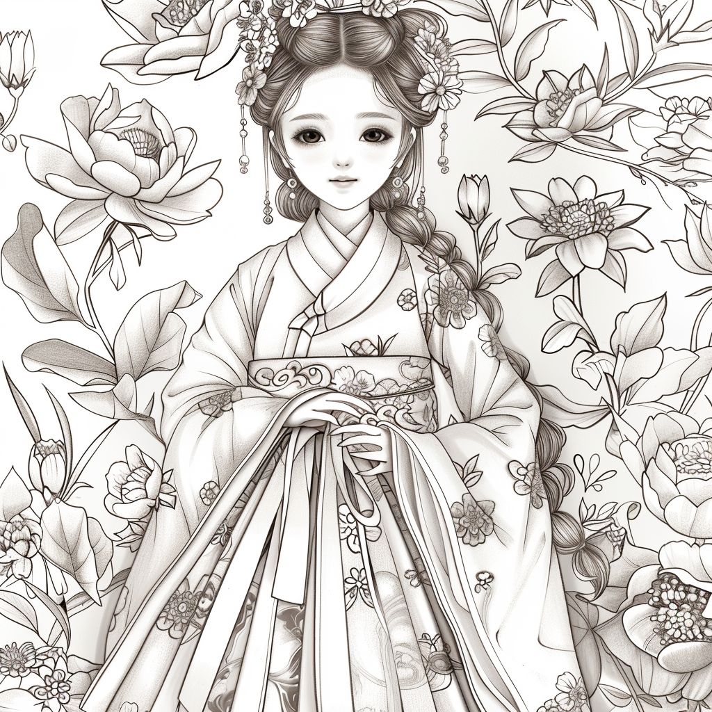 Floral Grace – The Blooming Beauty of Joseon