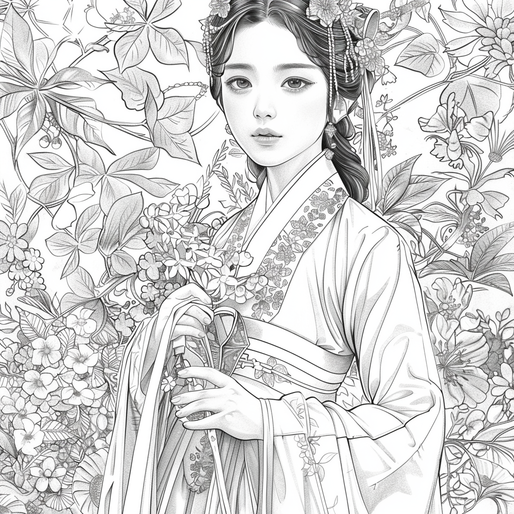Whispers of Petals – The Dreaming Hanbok Girl