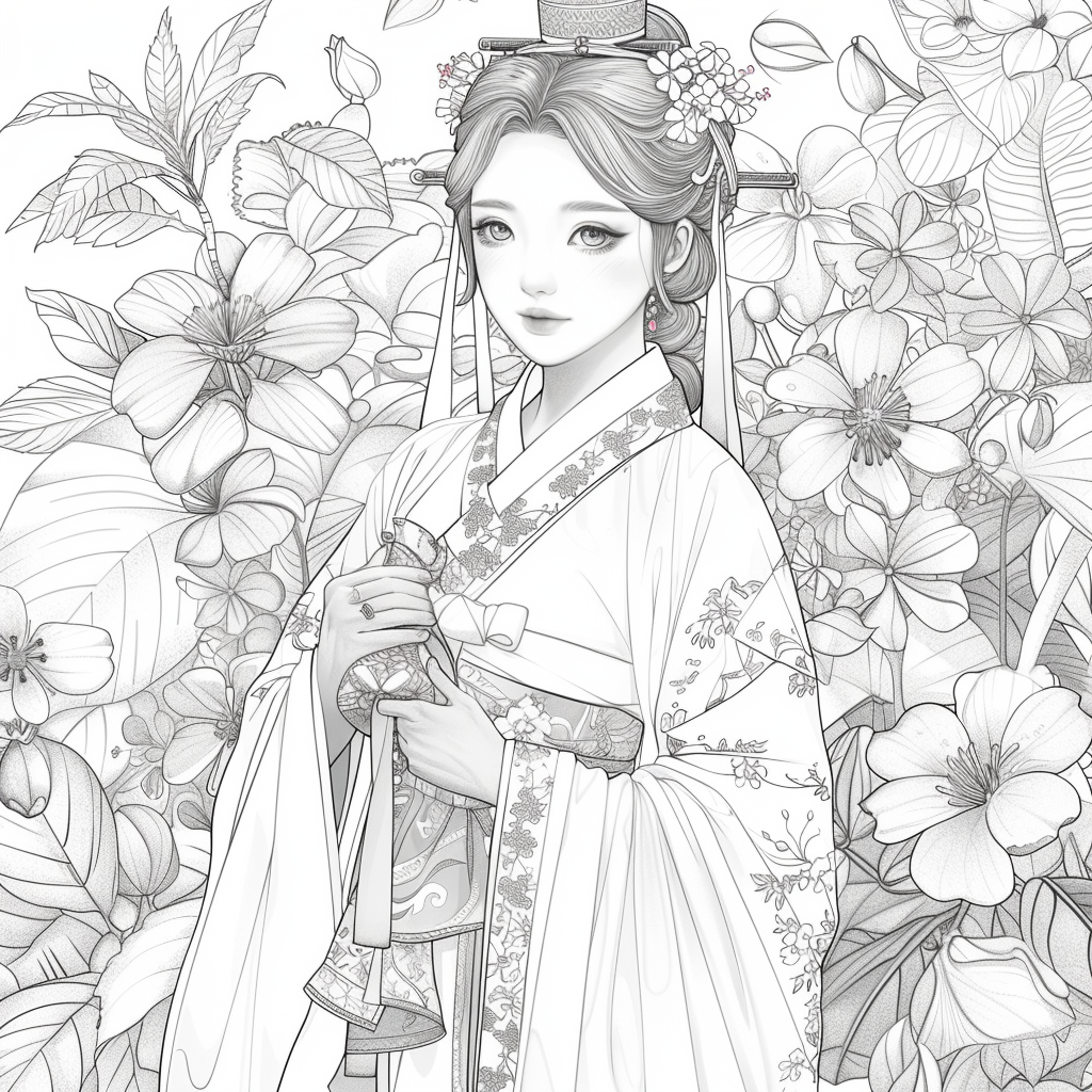 Whispers of Petals – The Dreaming Hanbok Girl