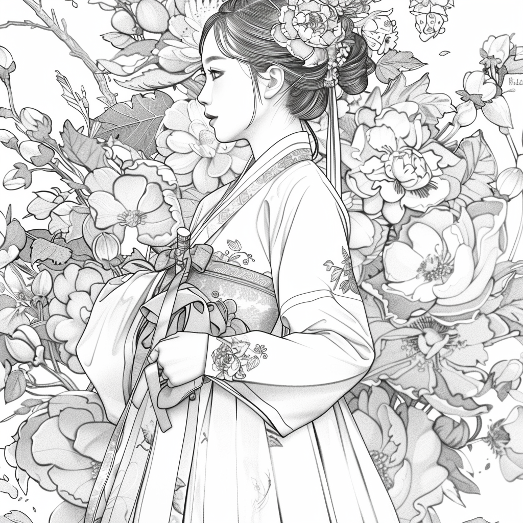 Whispers of Spring: The Blossom Maiden